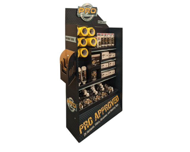 PRO products POP display by BCI