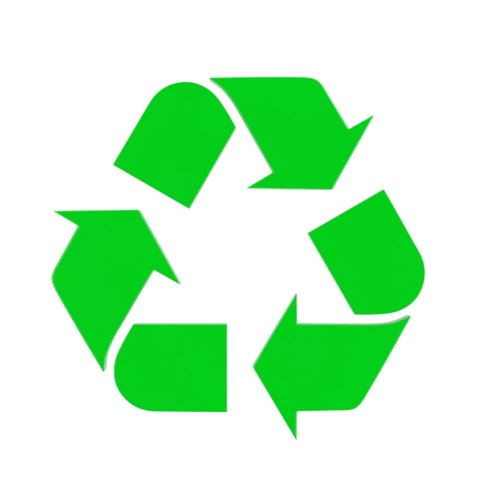 A logo with green arrows in a triangle.