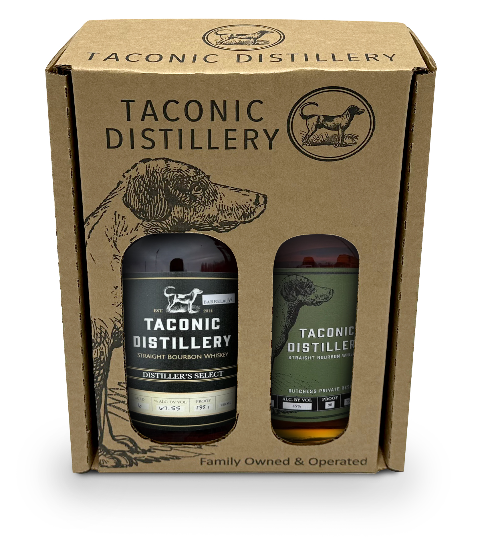 : BCI collapsible corrugated packaging for Taconic Distillery, built for durability and flat-pack efficiency.